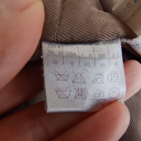 MaxMara fur collar full zip winter windproof jacket sz 8 - Picture 4 of 10